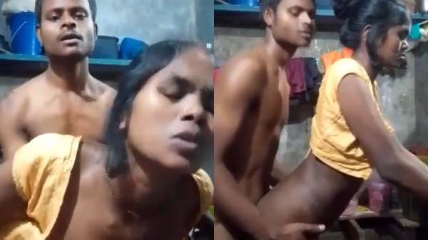 Morning me hi patni ki chudai karke mms video banaya