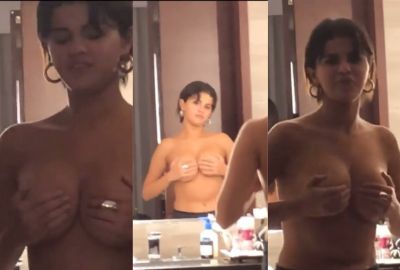 Famous Sexy Hollywood Actress Showing Her Big Juicy Boobs